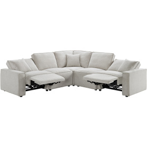 Normandy (VN) Culp Bloke Cotton Sectional 5PC Set- 2P