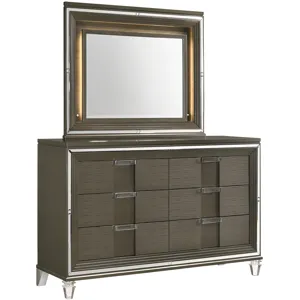 Twenty Nine Copper 4PC Set w/Queen Bed with NS