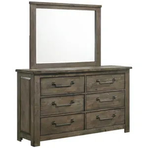 Maverick Antique Grey 4PC Set w/ Queen Bed and CH