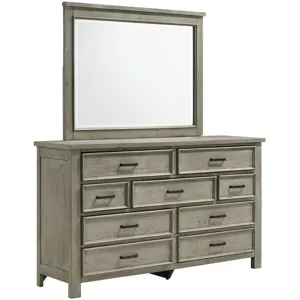 Sullivan Drift Grey 4PC Set w/Queen Bed with CH