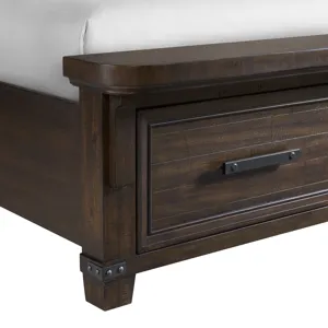 Colorado City Charcoal 4PC Set w/Queen Bed & NS