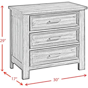 Sullivan Rich Cherry 4PC Set w/Queen Bed & NS
