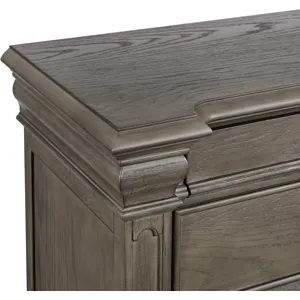 Kings Court Grey 3PC Set w/Queen Bed