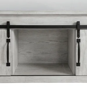 Scott White 5PC Set w/Queen Storage Bed