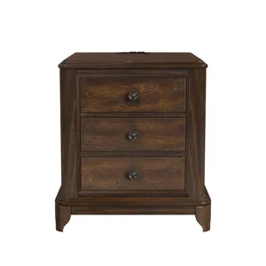 Phillipe 2-Drawer Cabinet with USB in Cherry