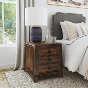 Phillipe 2-Drawer Cabinet with USB in Cherry