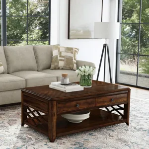 Phillipe Lift-Top Coffee Table in Cherry