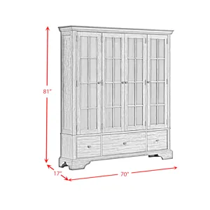 Phillipe Complete Curio in Cherry