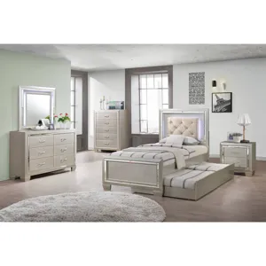 Platinum Youth Twin Platform Bed w/ Trundle