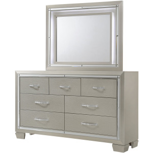 Platinum Dresser&Mirror Set