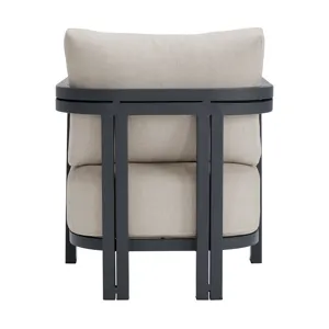 Playa Chair - Dark Grey and Olefin Beige (2 Per Carton)