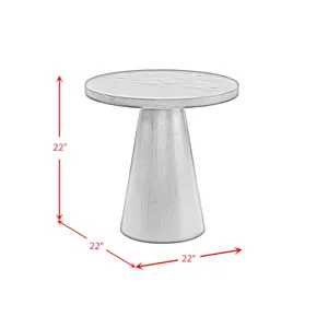 Portland End Table in Black