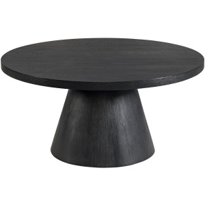 Portland Round Coffee Table in Black