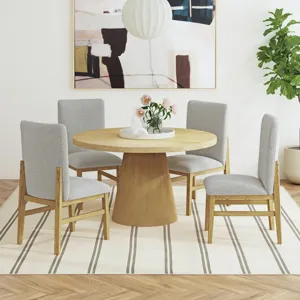 Portland Round Dining Table in Natural