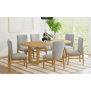 Portland Rectangular Dining Table in Natural