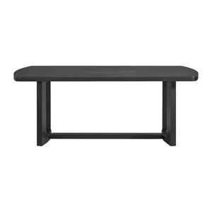 Portland Rectangular Dining Table in Black