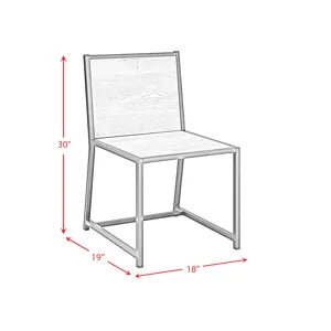 Preston Desk & Chair in Grey