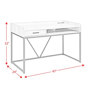 Preston Desk - Grey