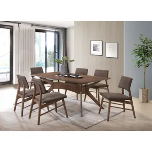 Razor Dining Side Chair Walnut / FG6011-15 Chocolate (2 Per Pack)