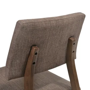 Razor Dining Side Chair Walnut / FG6011-15 Chocolate (2 Per Pack)