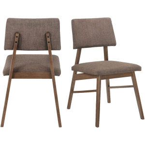 Razor Dining Side Chair Walnut / FG6011-15 Chocolate