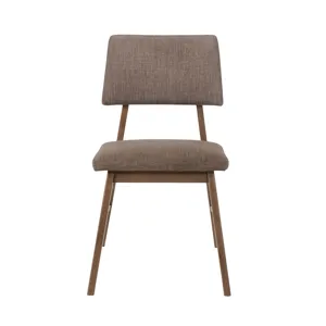 Razor Dining Side Chair Walnut / FG6011-15 Chocolate (2 Per Pack)