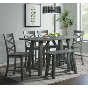 Renegade 6pc Counter Set Grey