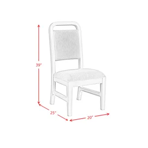 Ridgemont Dining Side Chair with Grey Fabric in Natural (2 Per Carton)