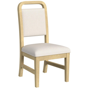 Ridgemont Dining Side Chair - White/Natural
