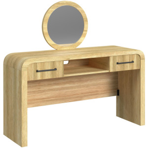 Ridgemont Dressing Table and Mirror in Natural