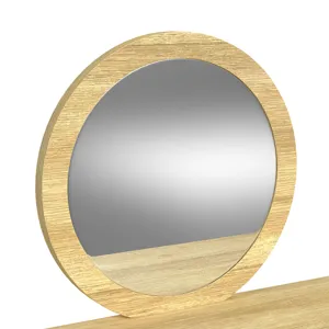 Ridgemont Dressing Table and Mirror in Natural