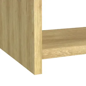 Ridgemont 1-Drawer Nightstand with USB in Natural