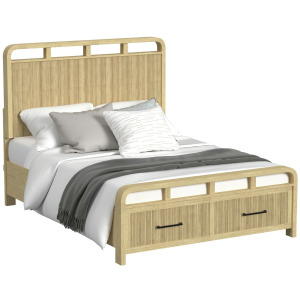 Ridgemont Storage Bed in Natural