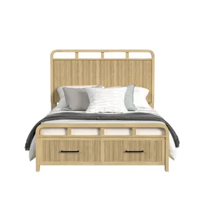 Ridgemont Full Storage Bed in Natural