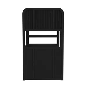 Ridgemont Loft Complete Bunk Bed in Black with Grain