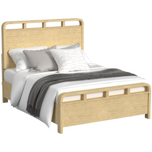 Ridgemont Full Panel Bed in Natural