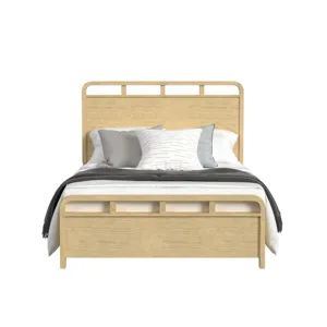 Ridgemont Full Panel Bed in Natural