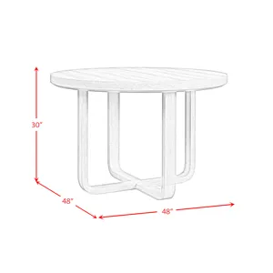 Ridgemont Round Dining Table in Natural