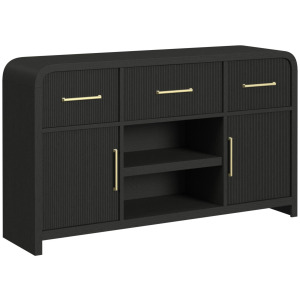 Ridgemont Server in Black with Grain