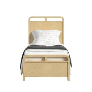 Ridgemont Twin Panel Bed in Natural