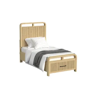 Ridgemont Twin Storage Bed in Natural
