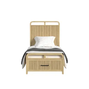 Ridgemont Twin Storage Bed in Natural