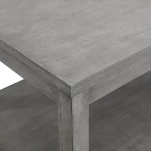 Rina Three Pack Occasional set, coffee W/ Casters in grey