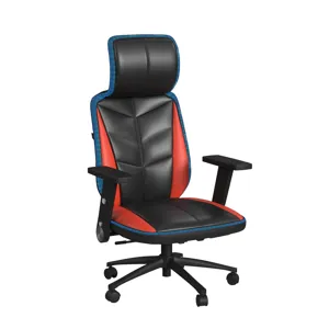 Rollins Gaming Chair with LED and Speaker in Black and Red -