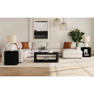 Rosalie End Table in Black