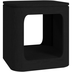 Rosalie End Table in Black