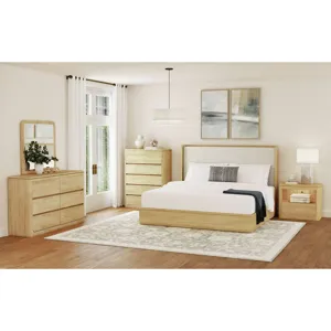 Rosalie Queen UPH Bed in Natural