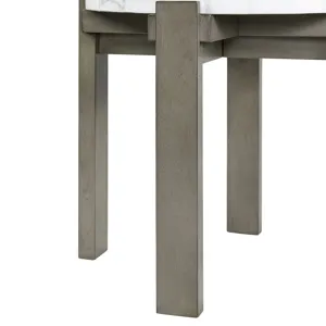 Rosamel Round End Table in Ash Brown