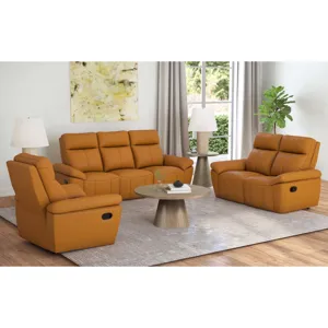Sago Motion Sofa in Aviarah Tangerine
