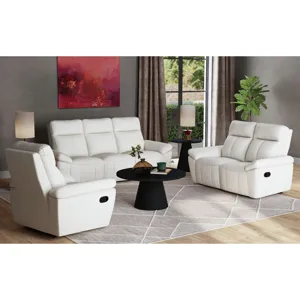Sago Motion Recliner in Aviarah White